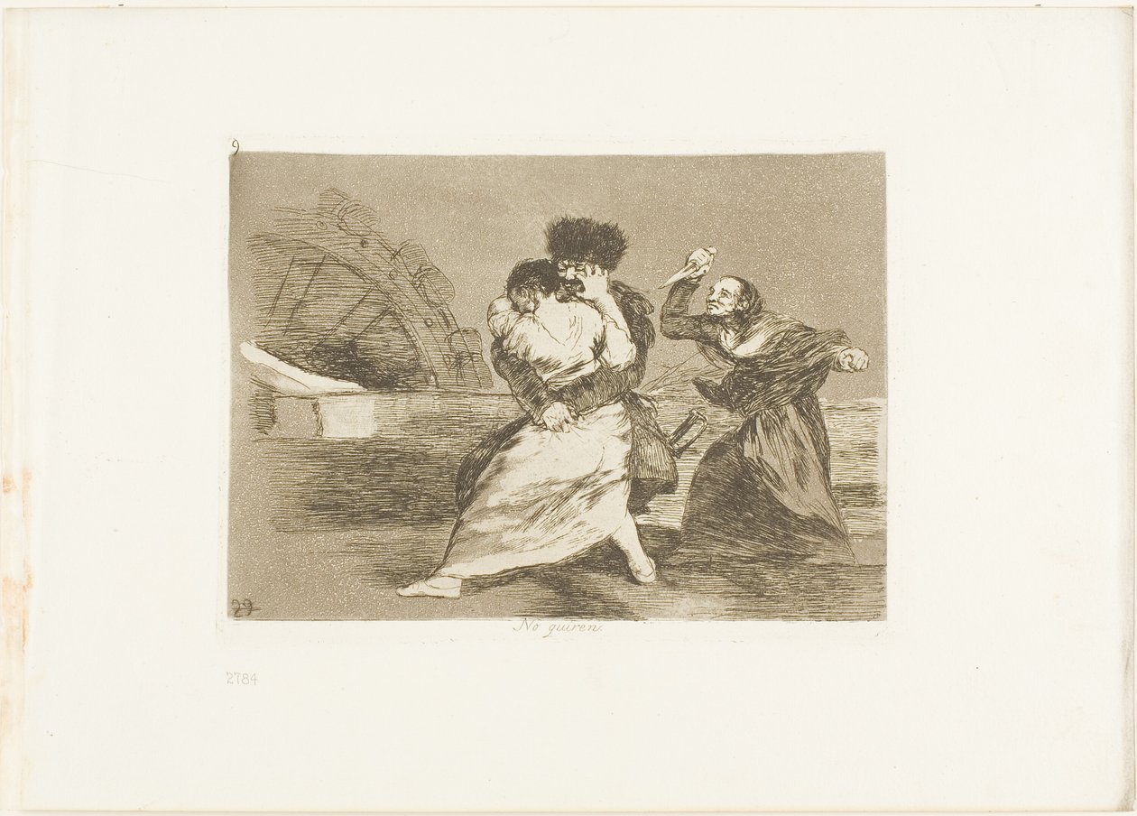 Nelíbí se jim to, deska 9 z knihy Válečné katastrofy od Francisco Jose de Goya y Lucientes