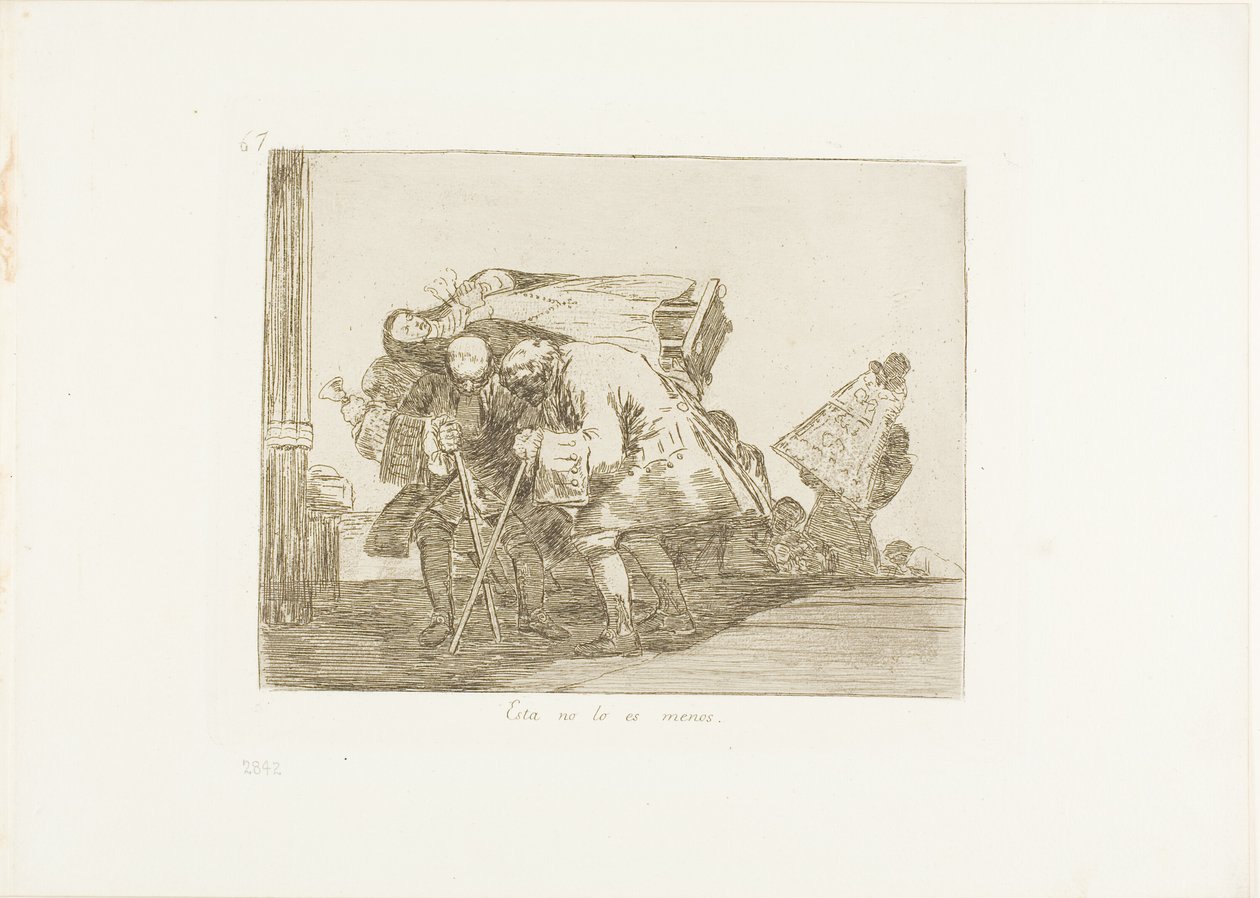 Tohle není méně, deska 67 z The Disasters of War od Francisco Jose de Goya y Lucientes