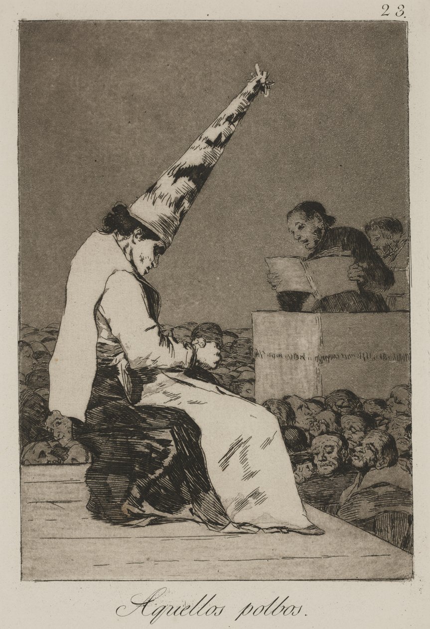 Ty skvrny prachu (Aquellos Polbos) od Francisco de Goya