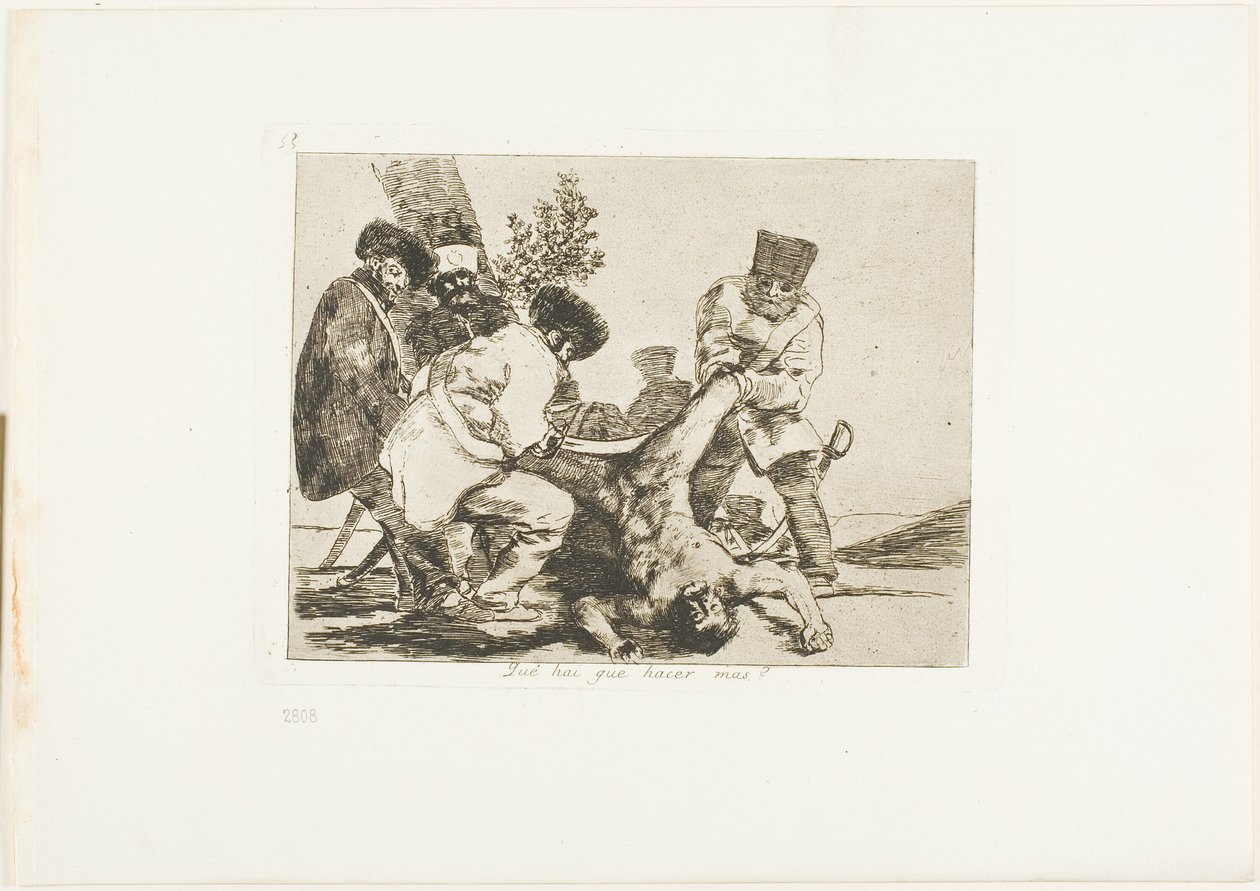 Co lze ještě udělat, deska 33 z knihy Válečné katastrofy od Francisco Jose de Goya y Lucientes