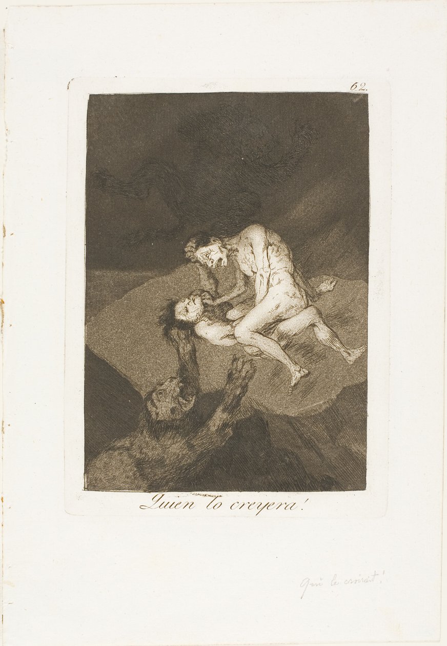 Kdo by si to myslel!, deska 62 z Los Caprichos od Francisco Jose de Goya y Lucientes