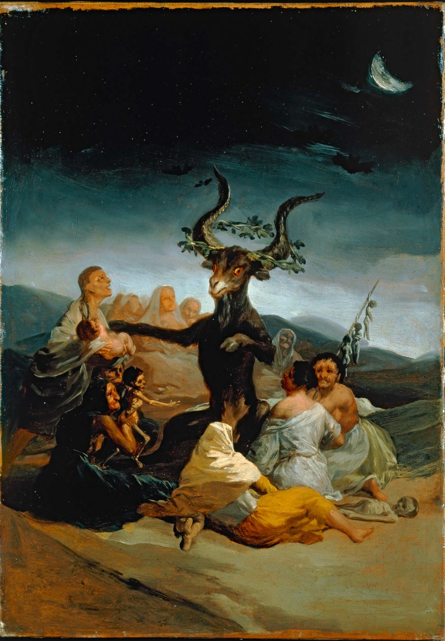 Čarodějnický sabat (olej na plátně) od Francisco Jose de Goya y Lucientes