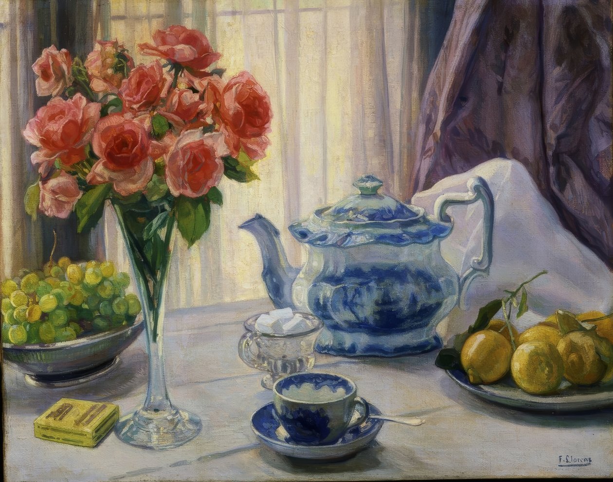 PODSVÍCENÍ - XX STOLETÍ - 48X73 CM od Francisco Llorens Diaz