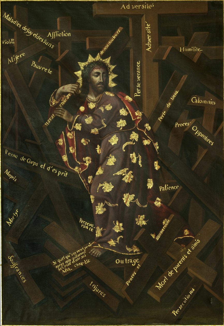 Kristus na křížích, počátek 18. stol. od Francisco Moyen