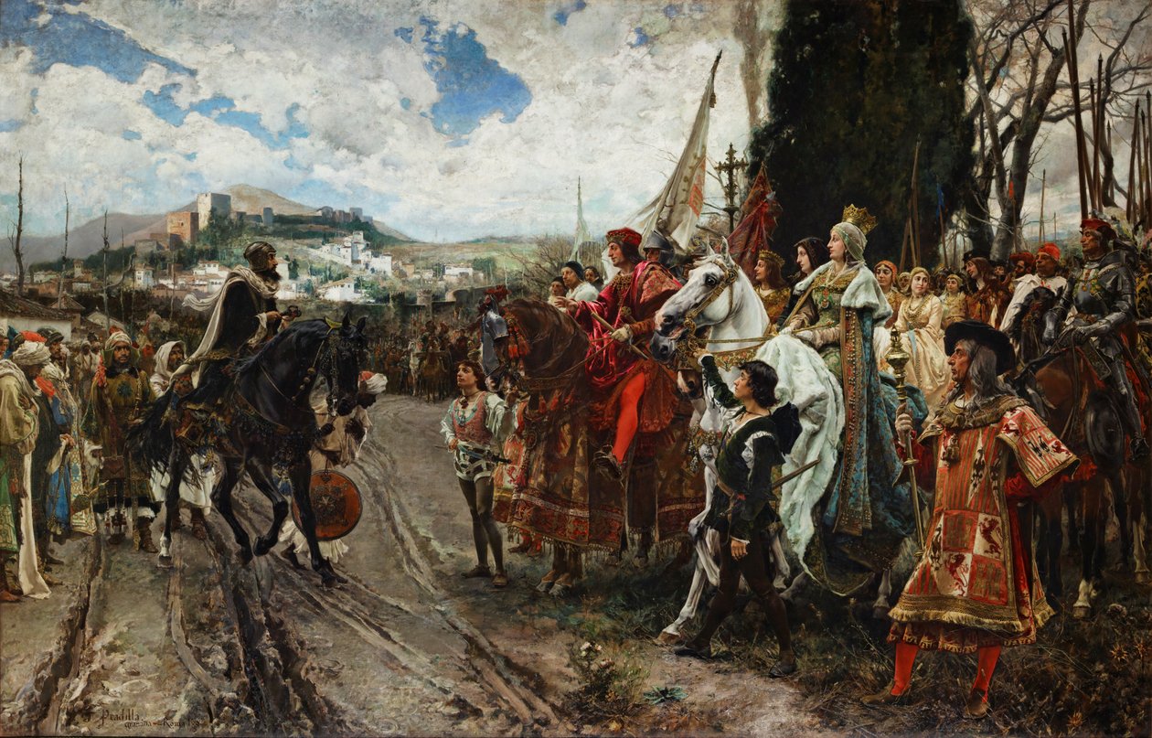 Kapitulace Granady od Francisco Pradilla y Ortiz