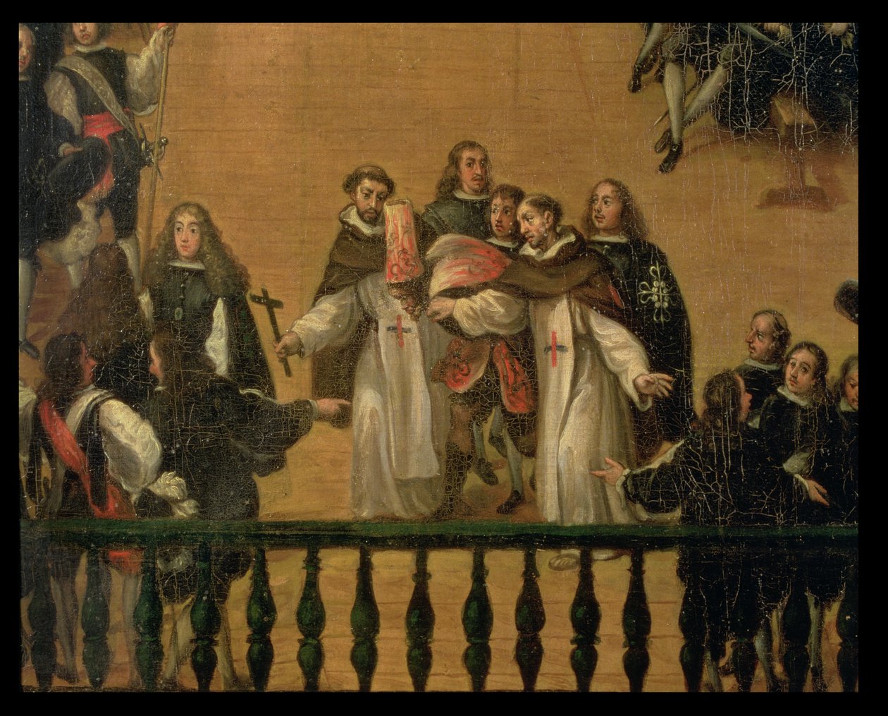 131-0635398 Auto de fe na Plaza Mayor v Madridu, detail od Francisco Rizi
