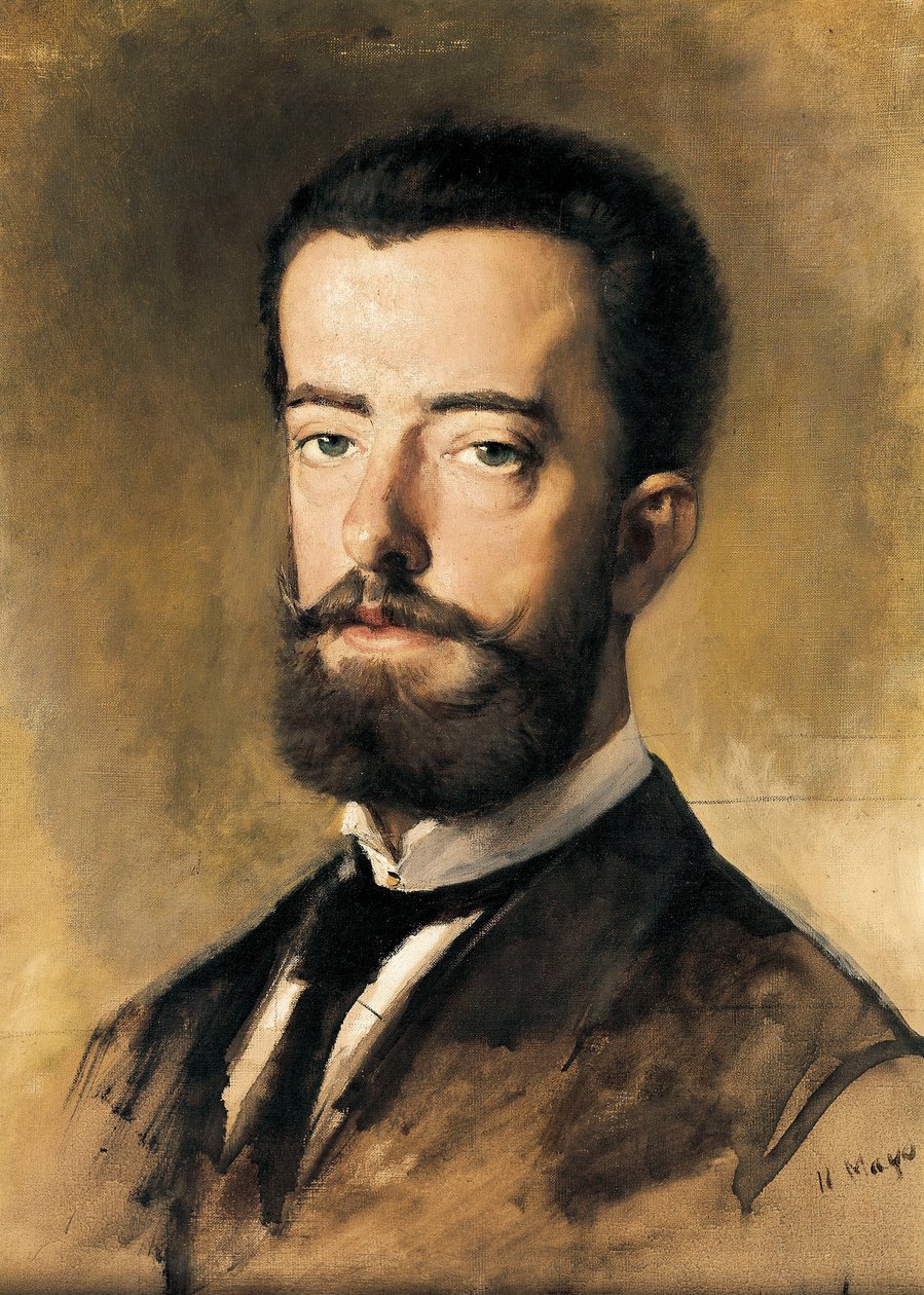 Portrét Amadea I. Savojského (1845-1890), španělského krále od Francisco Sans y Cabot