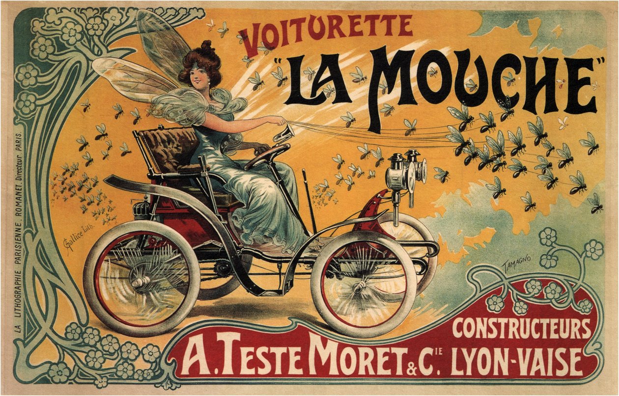 Košík The Fly, 1900 od Francisco Tamagno