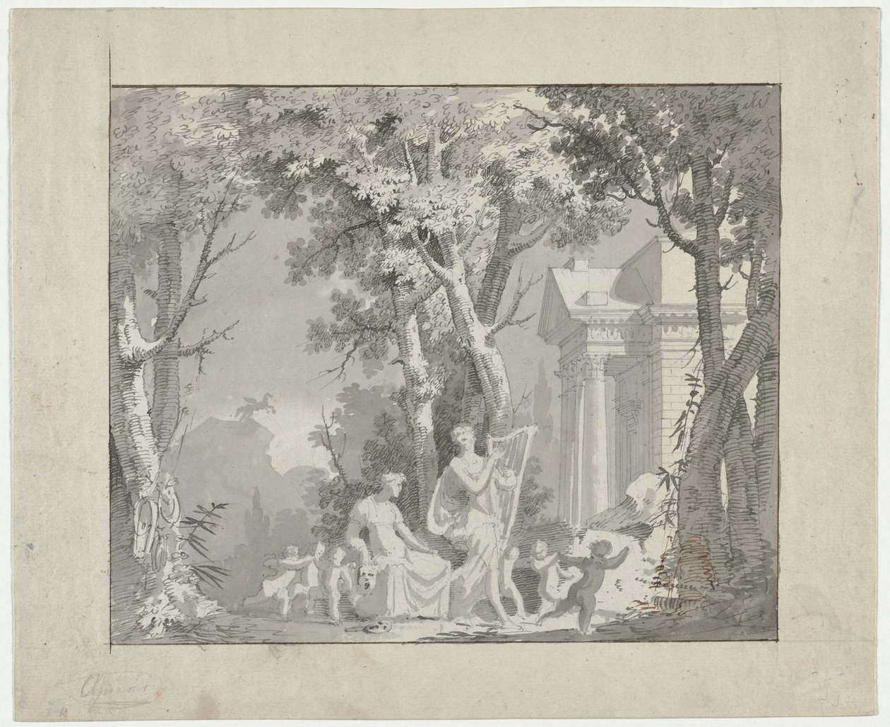 Klasická scéna, 1775-1800. od Francisco Vieira