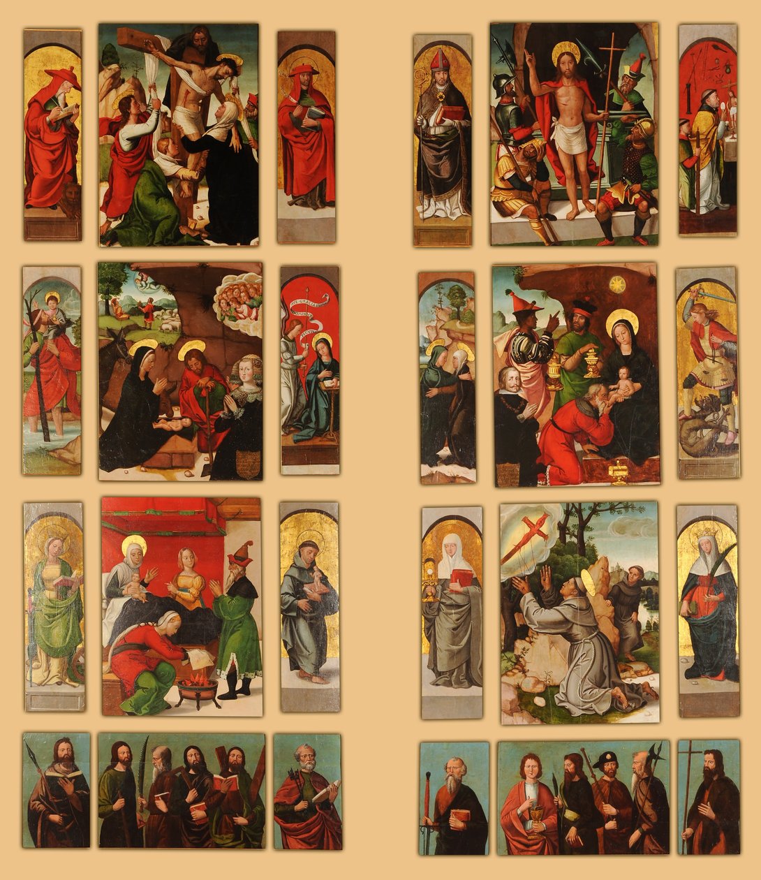 Oltářní obraz Santa Ana od Francisco de Comontes