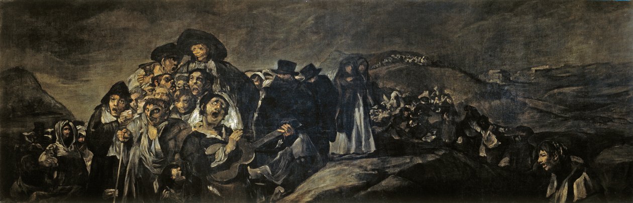 Pouť do San Isidro od Francisco de Goya