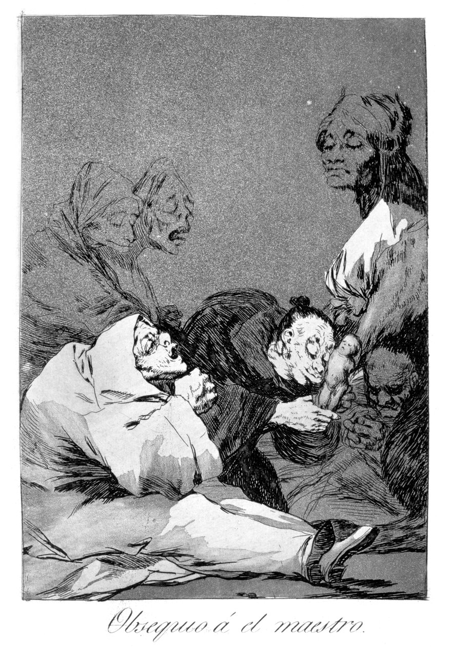 Dárek pro pána, 1799 od Francisco de Goya