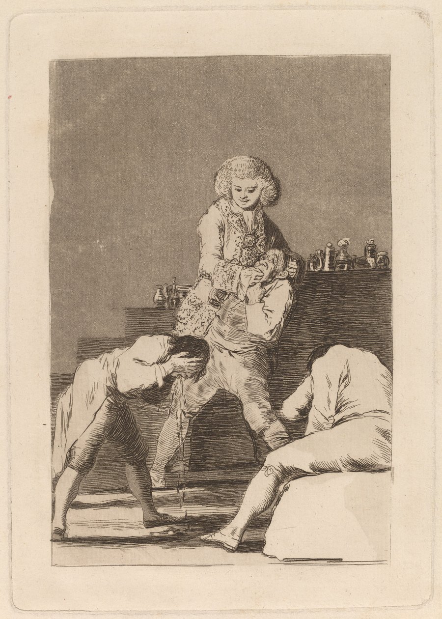 Al Conde Palatino (K hraběti Palatinovi) od Francisco de Goya