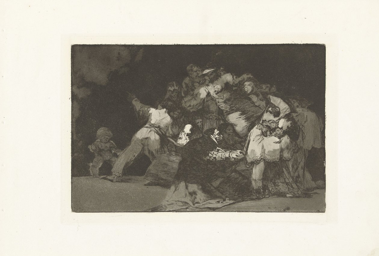 Obecná hloupost Nesourodý generál Los Disparates (The follies) (název série) Los Proverbios (The Proverbs) (název série) od Francisco de Goya