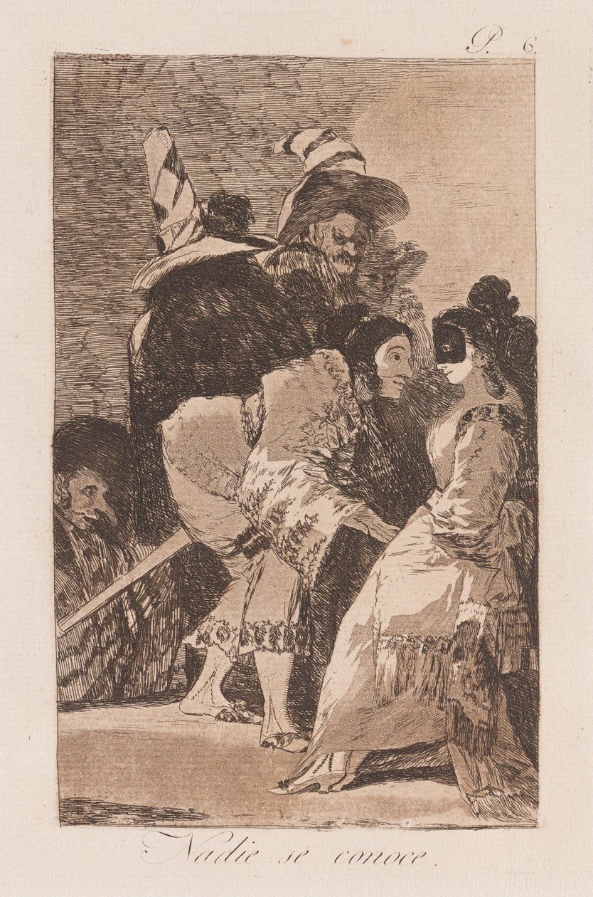 Zdání klame, konec 18.-brzy 19. století (tisk) od Francisco de Goya