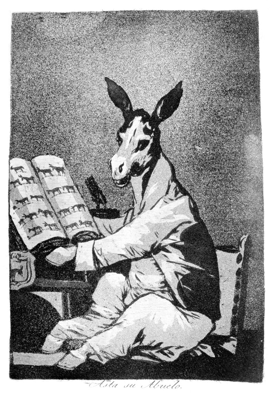 Až k jeho dědovi, 1799 od Francisco de Goya