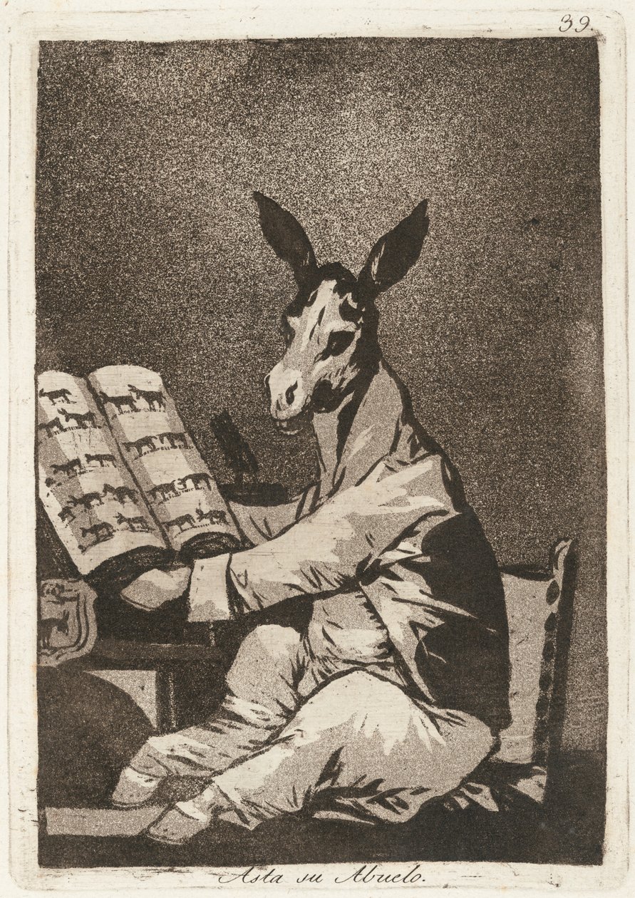 Asta su abuelo (A tak byl jeho dědeček) od Francisco de Goya