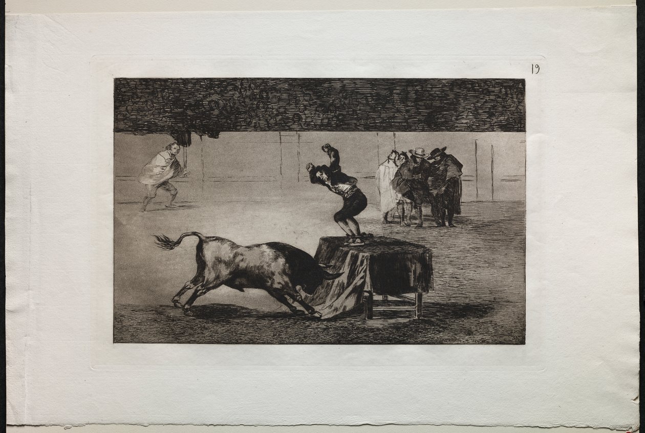 Býčí zápasy: Další jeho šílenství ve stejném prstenu od Francisco de Goya