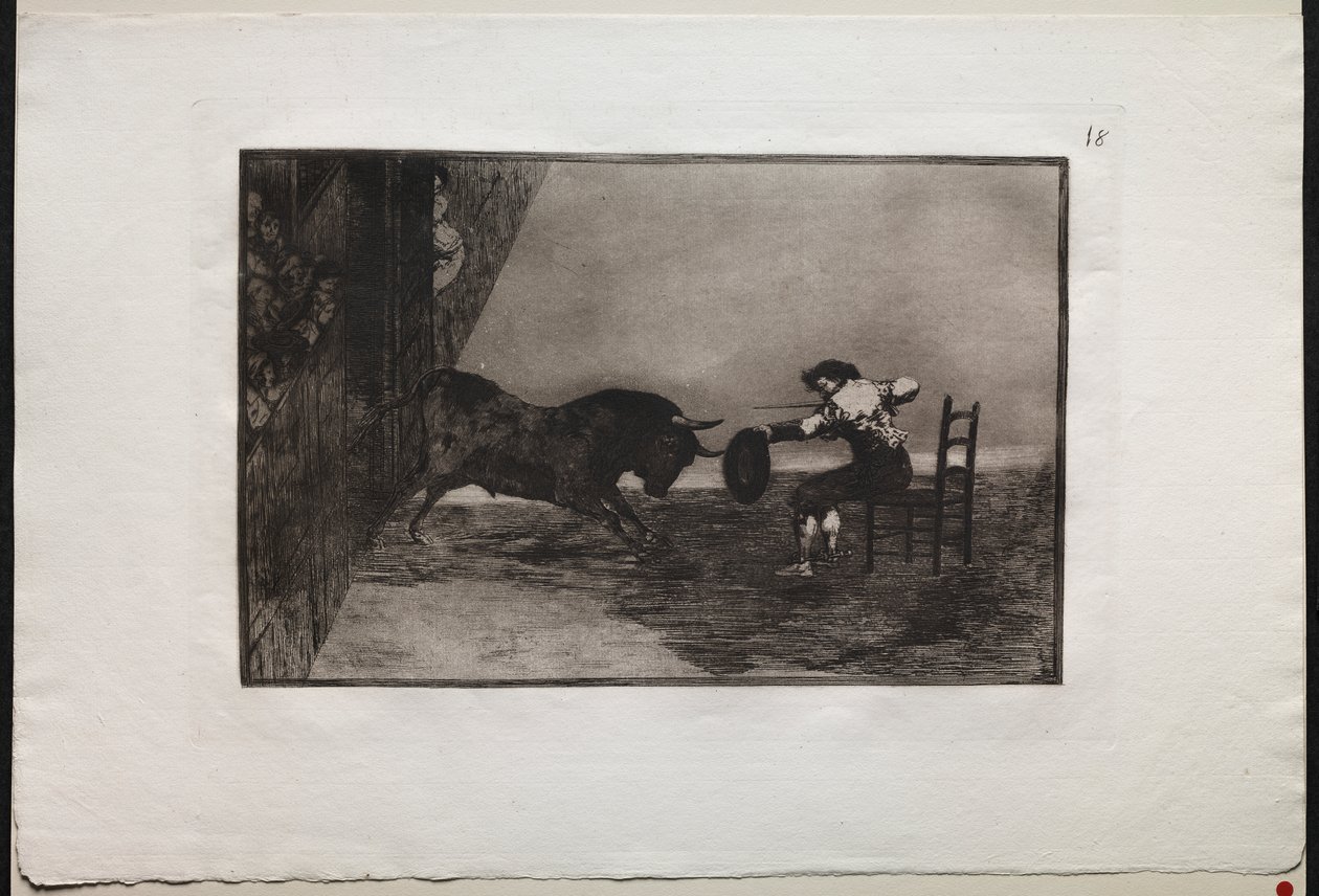 Býčí zápasy: Odvaha Martincha v ringu v Zaragoze od Francisco de Goya