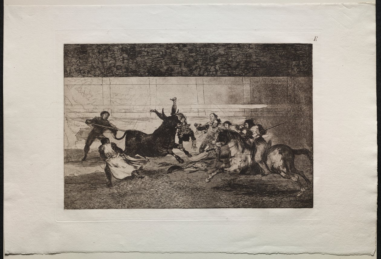 Býčí zápasy: Smrt Pepe Illa (2. skladba) od Francisco de Goya