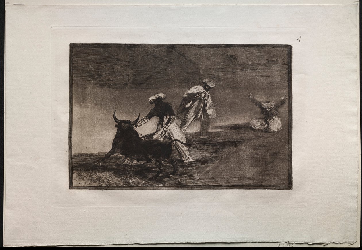Bullfights: They Play Another with the Cape in an Enclosure, 1876. od Francisco de Goya