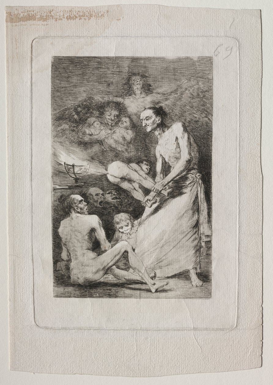 Caprichos: Foukat od Francisco de Goya