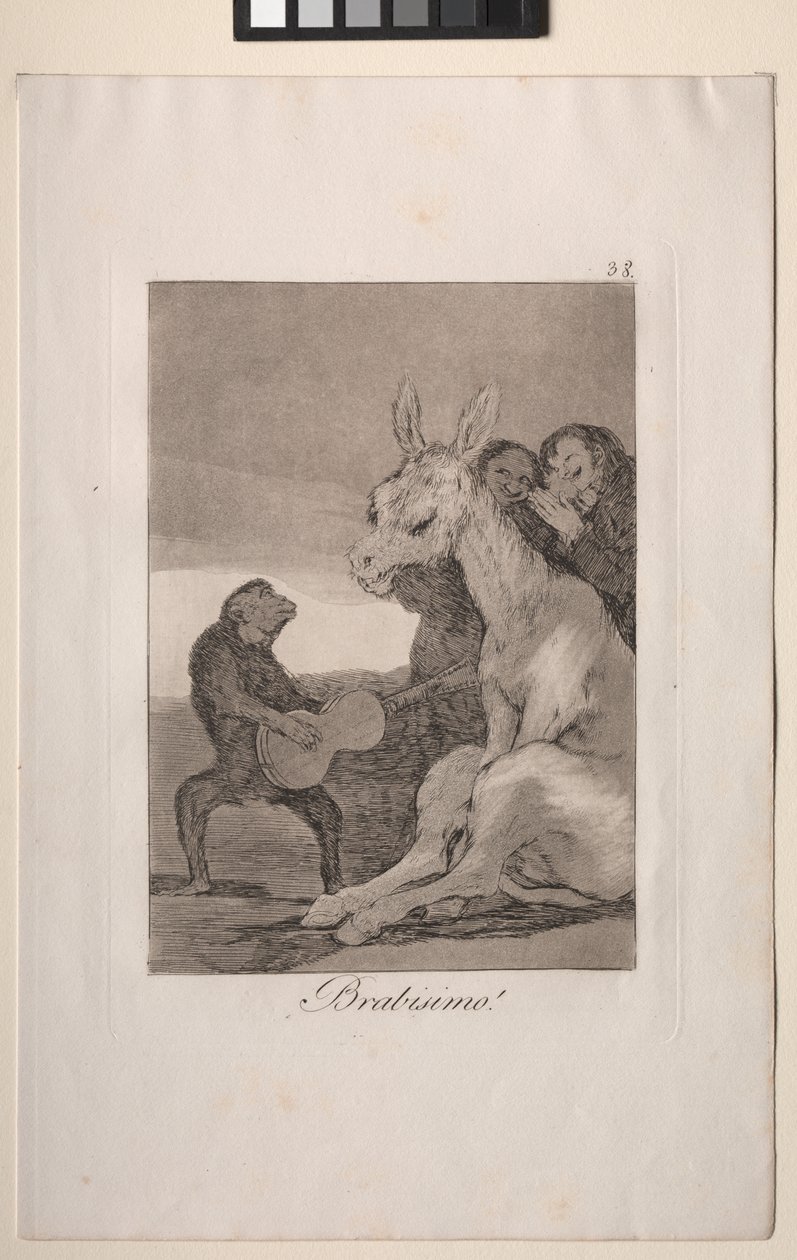 Caprices: Bravo! od Francisco de Goya