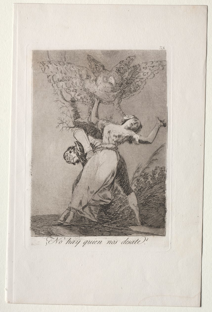 Caprichos: Nemůže nás někdo rozvázat? od Francisco de Goya