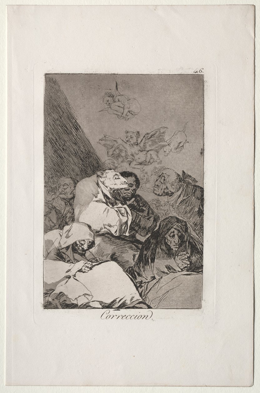 Caprichos: Oprava od Francisco de Goya