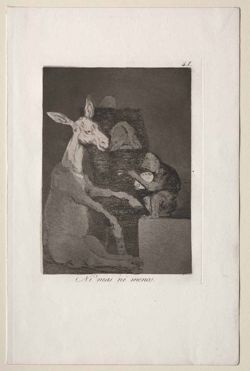 Caprichos: Ani více, ani méně od Francisco de Goya