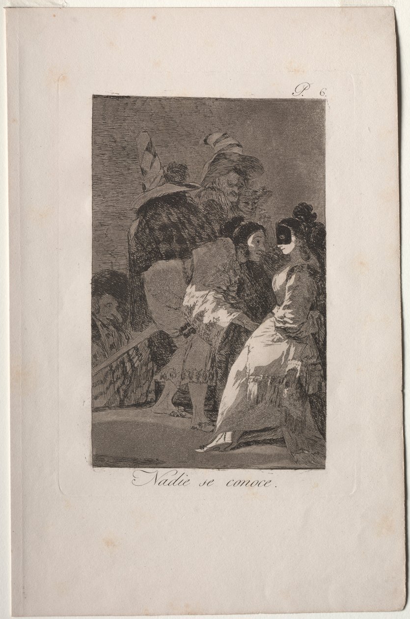 Caprichos: Nikdo se nezná od Francisco de Goya