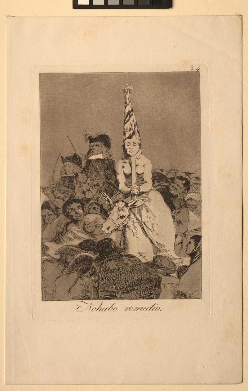 Caprichos: S tím se nedalo nic dělat. od Francisco de Goya