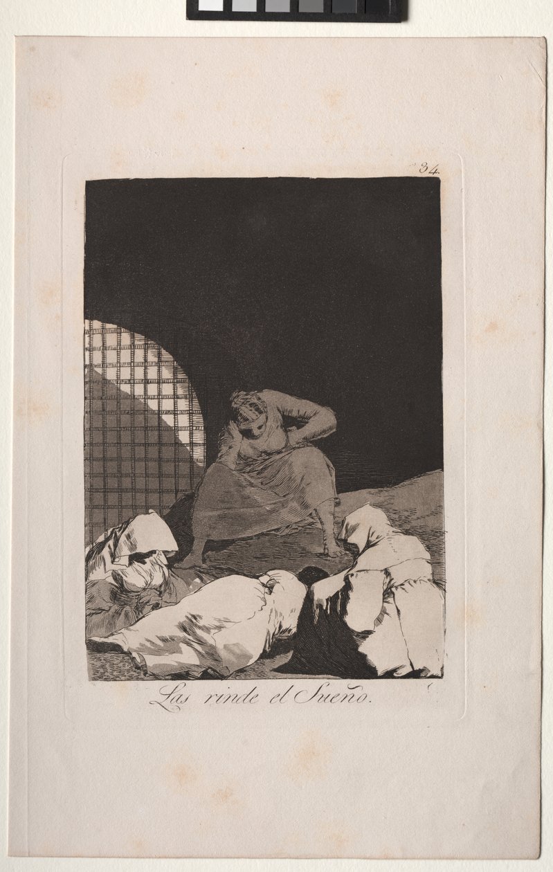 Caprichos: Spánek je překonává od Francisco de Goya