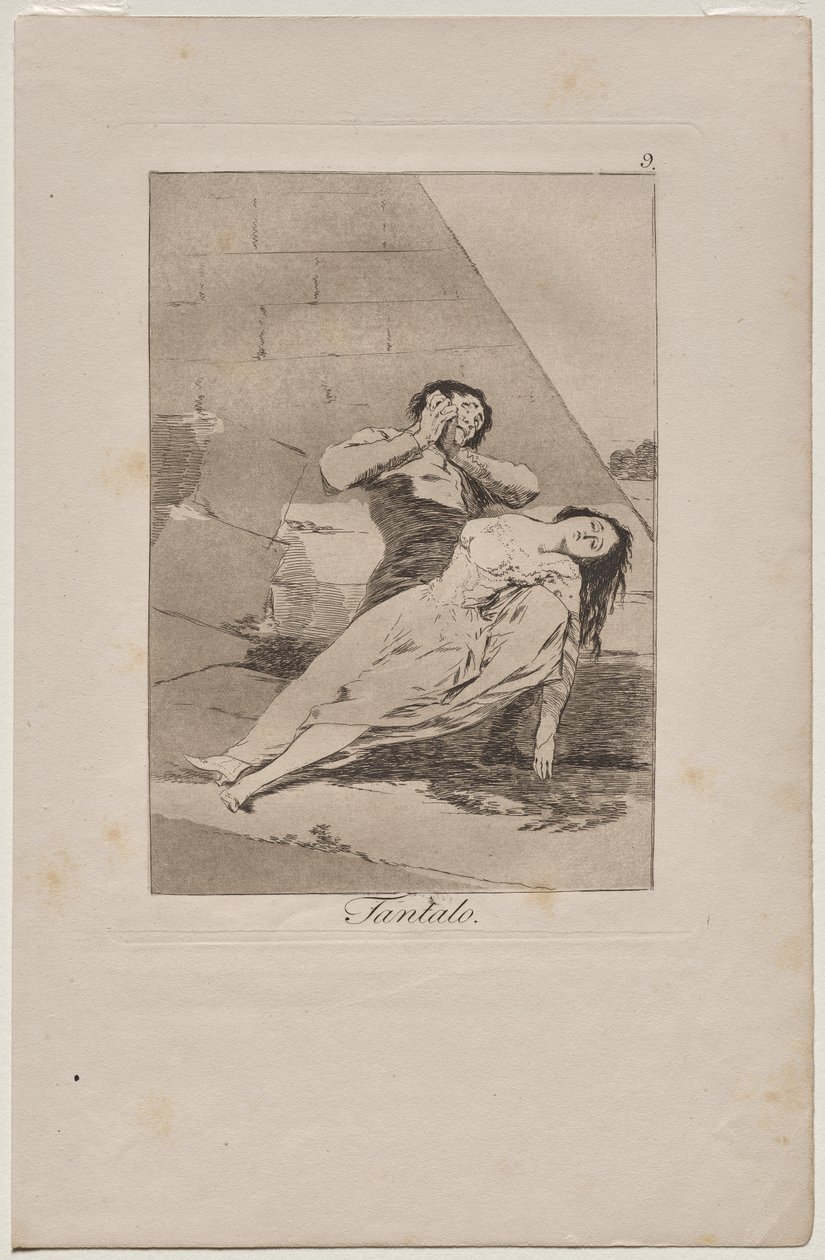 Caprichos: Tantalus od Francisco de Goya