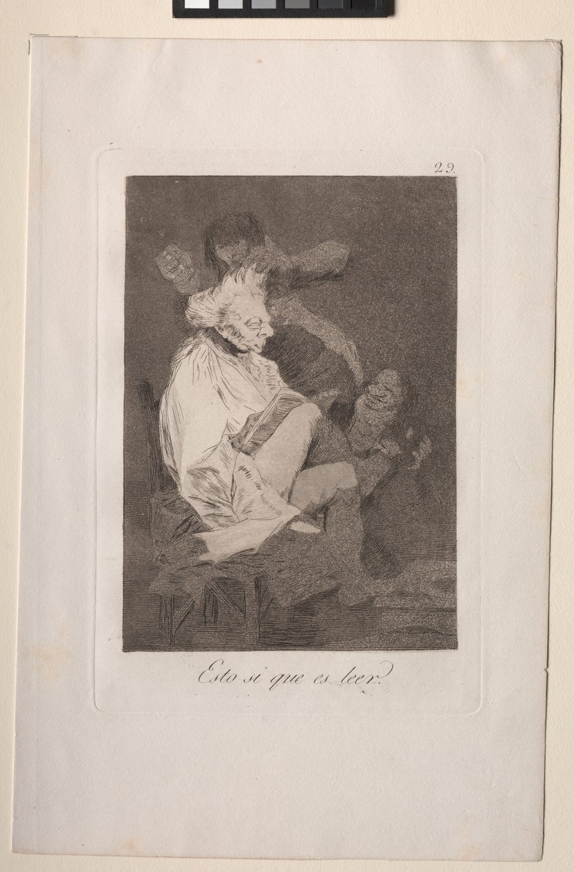 Caprichos: To je určitě umět číst od Francisco de Goya