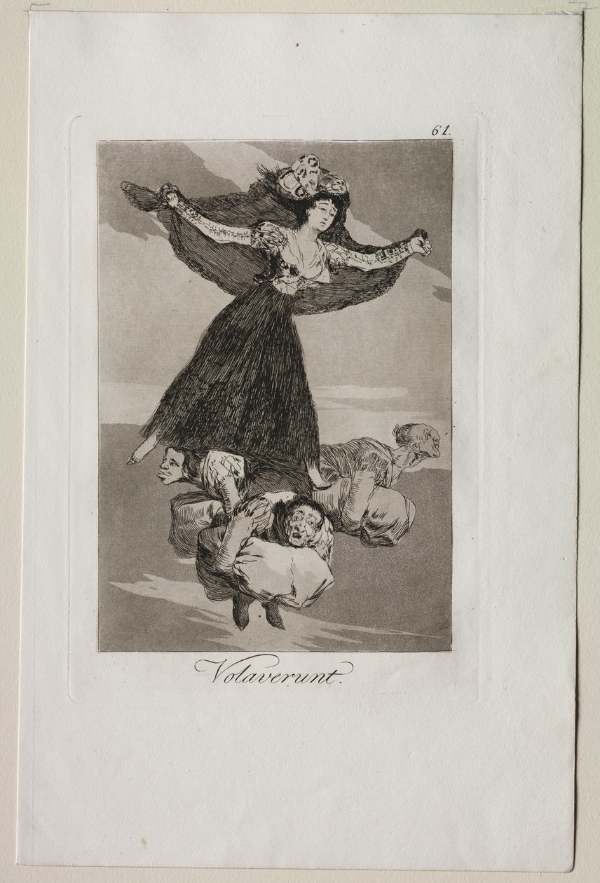 Caprichos: Uletěli od Francisco de Goya