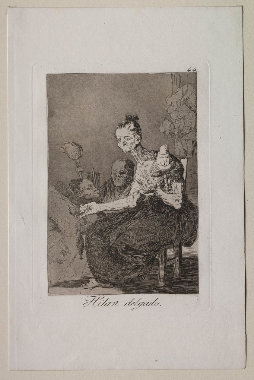 Caprichos: Jemně se točí od Francisco de Goya