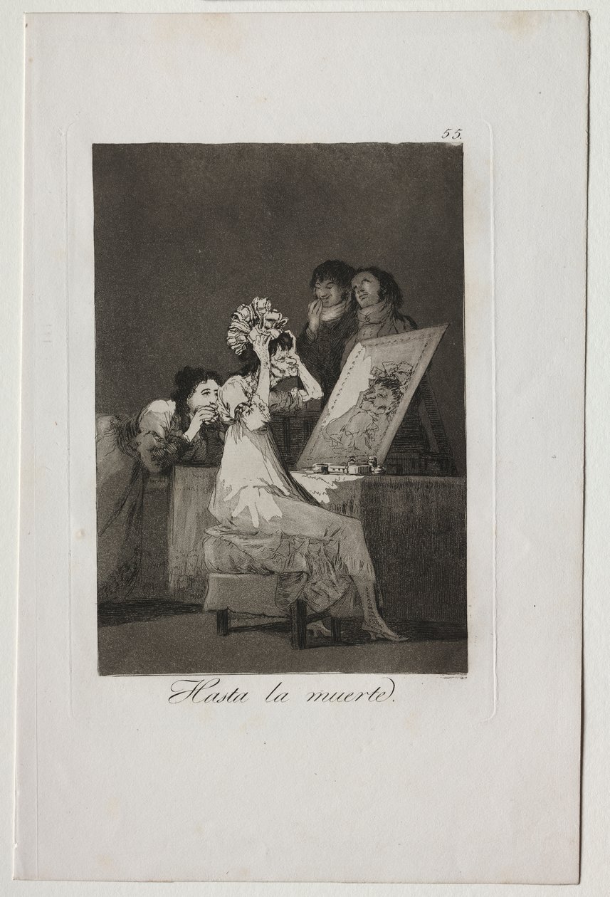 Caprichos: Až do smrti od Francisco de Goya
