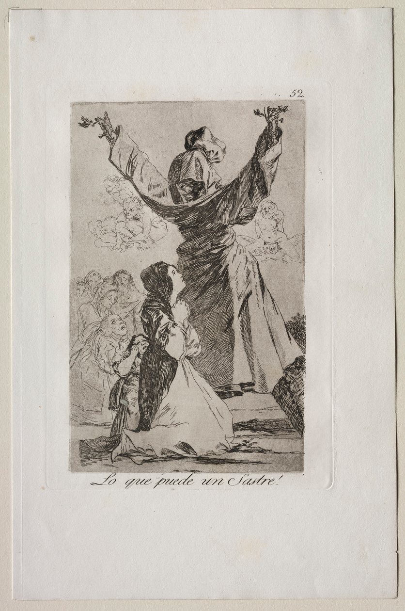 Caprichos: Co dokáže krejčí!. od Francisco de Goya