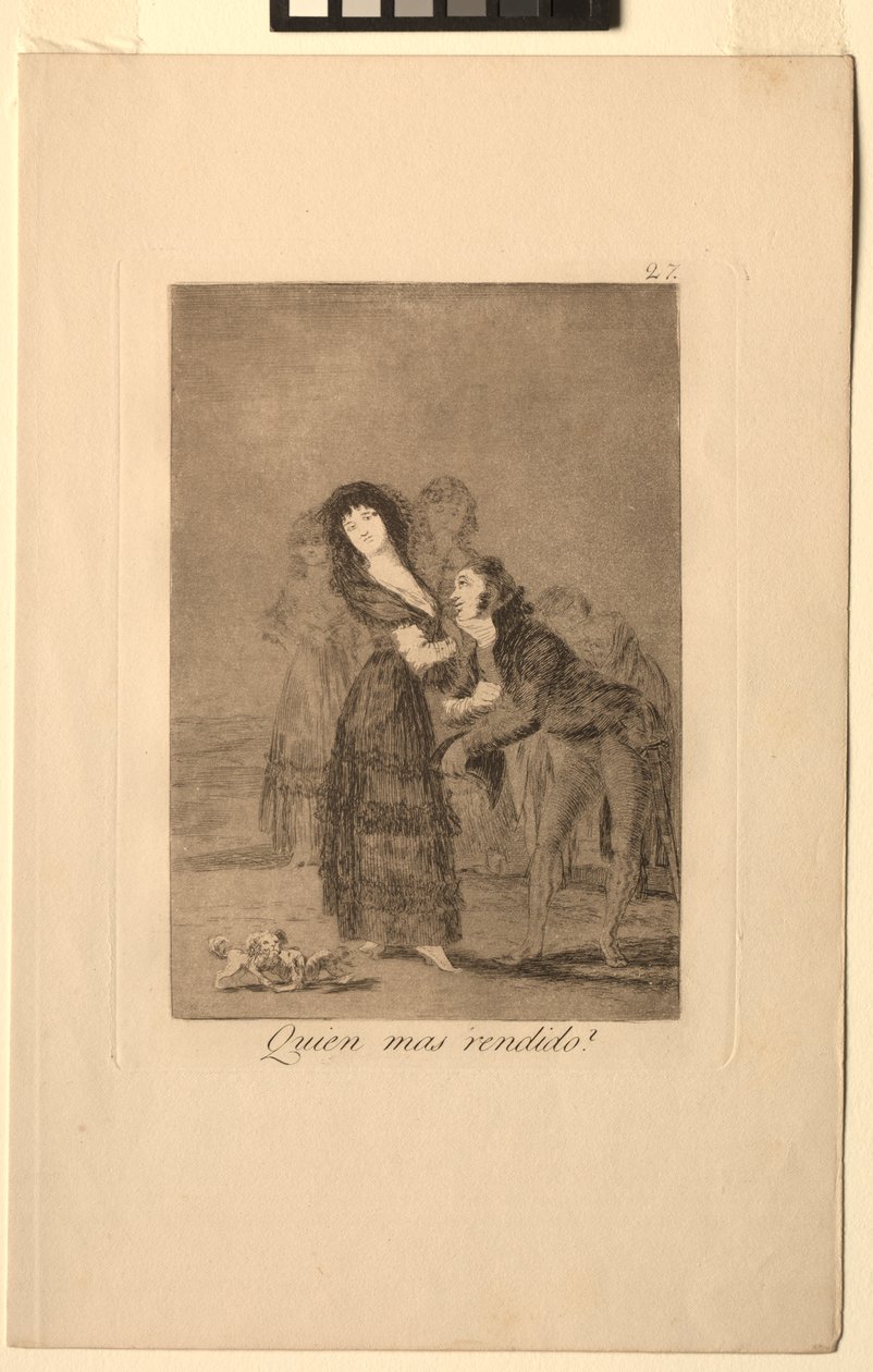 Caprichos: Který z nich je více překonán. od Francisco de Goya