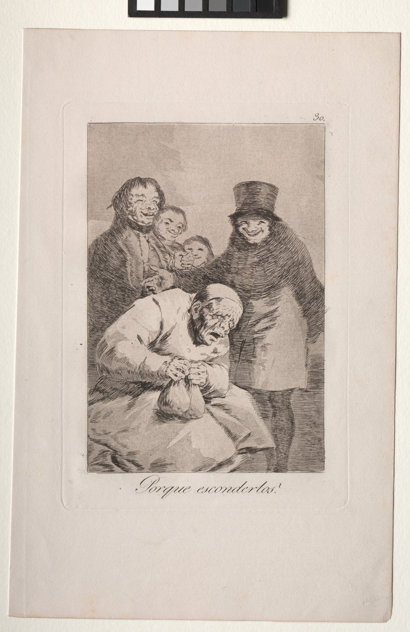 Caprichos: Proč je skrývat? od Francisco de Goya