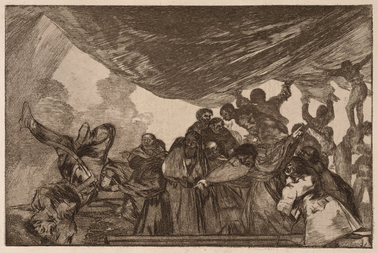 Clear Folly (Disparate claro), ze série Los Disparates od Francisco de Goya