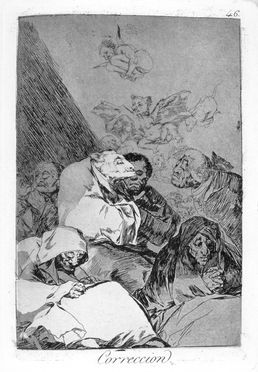 Oprava, 1799 od Francisco de Goya