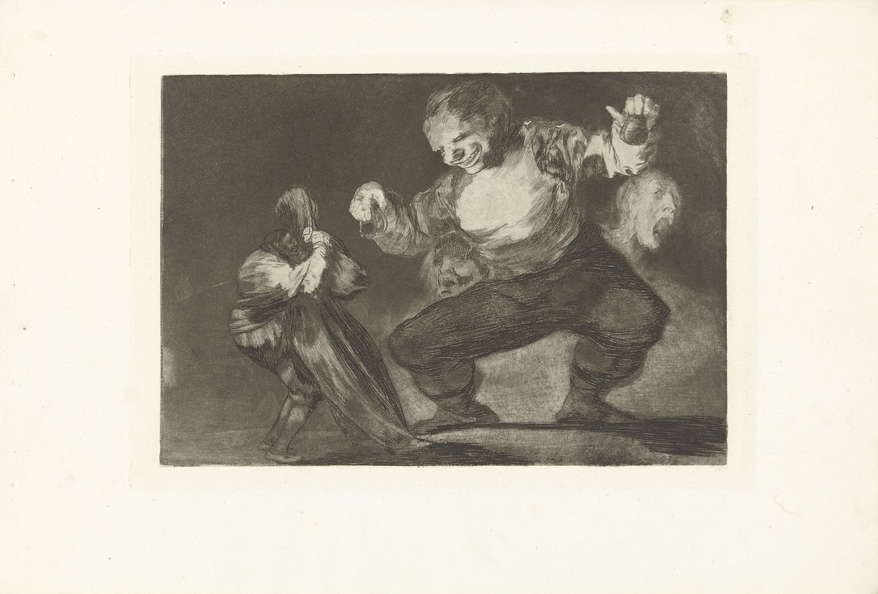 Od dwaase Bobalicon The Nonsense (De dwaasheden) (název série) The Proverbs (De spreekwoorden) (název série) od Francisco de Goya