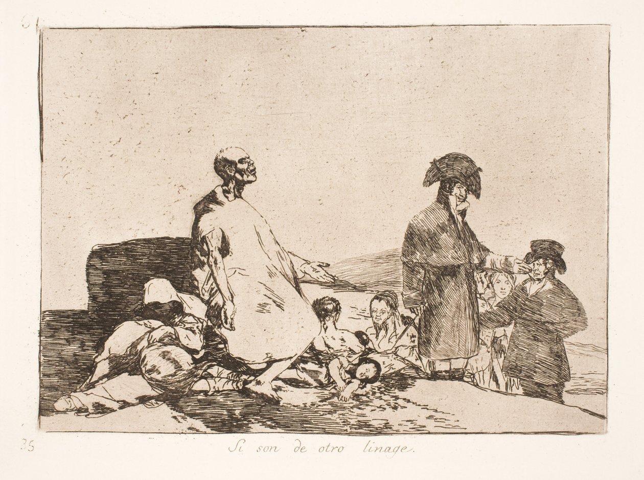 Jsou jiné rasy (61) od Francisco de Goya