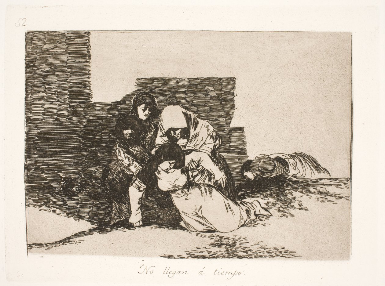 Přišli příliš pozdě (52) od Francisco de Goya