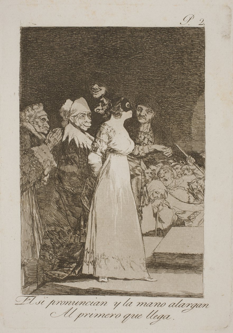 Říkají ano a vezmou si prvního nejlepšího od Francisco de Goya