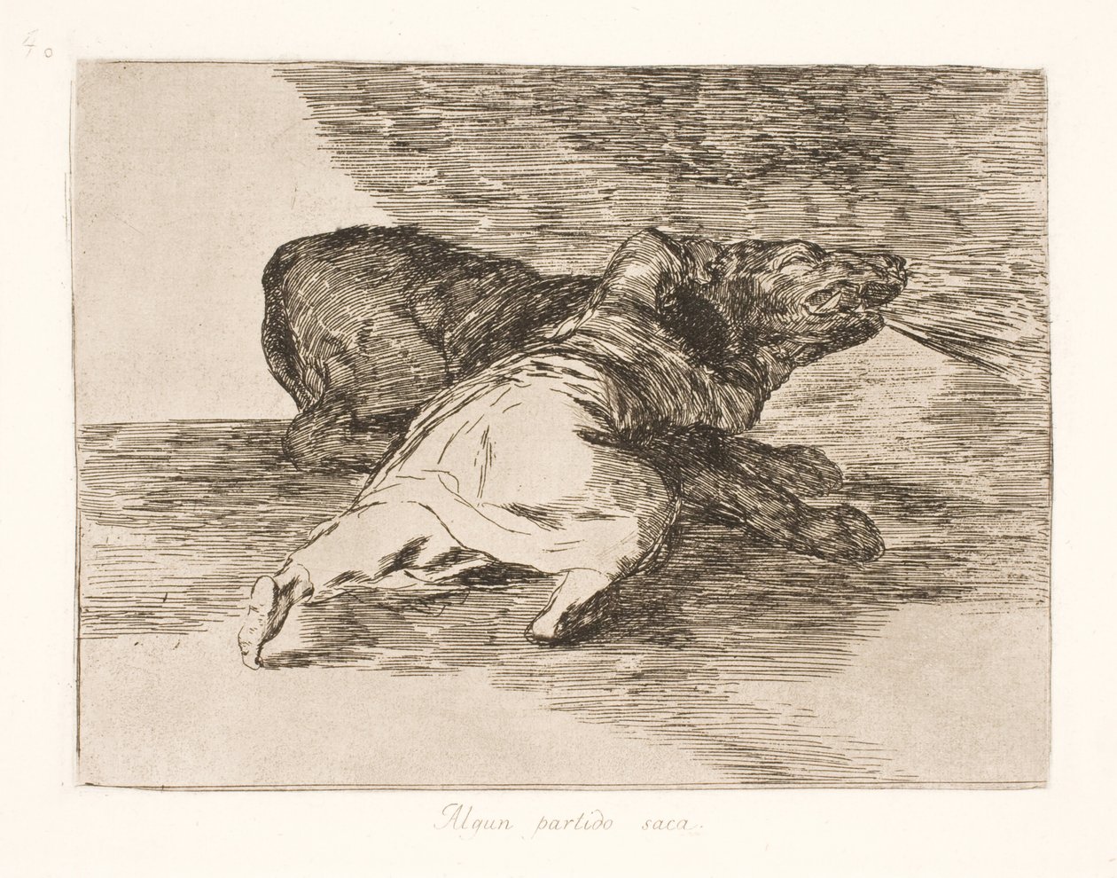 Něco z toho má! (40) od Francisco de Goya