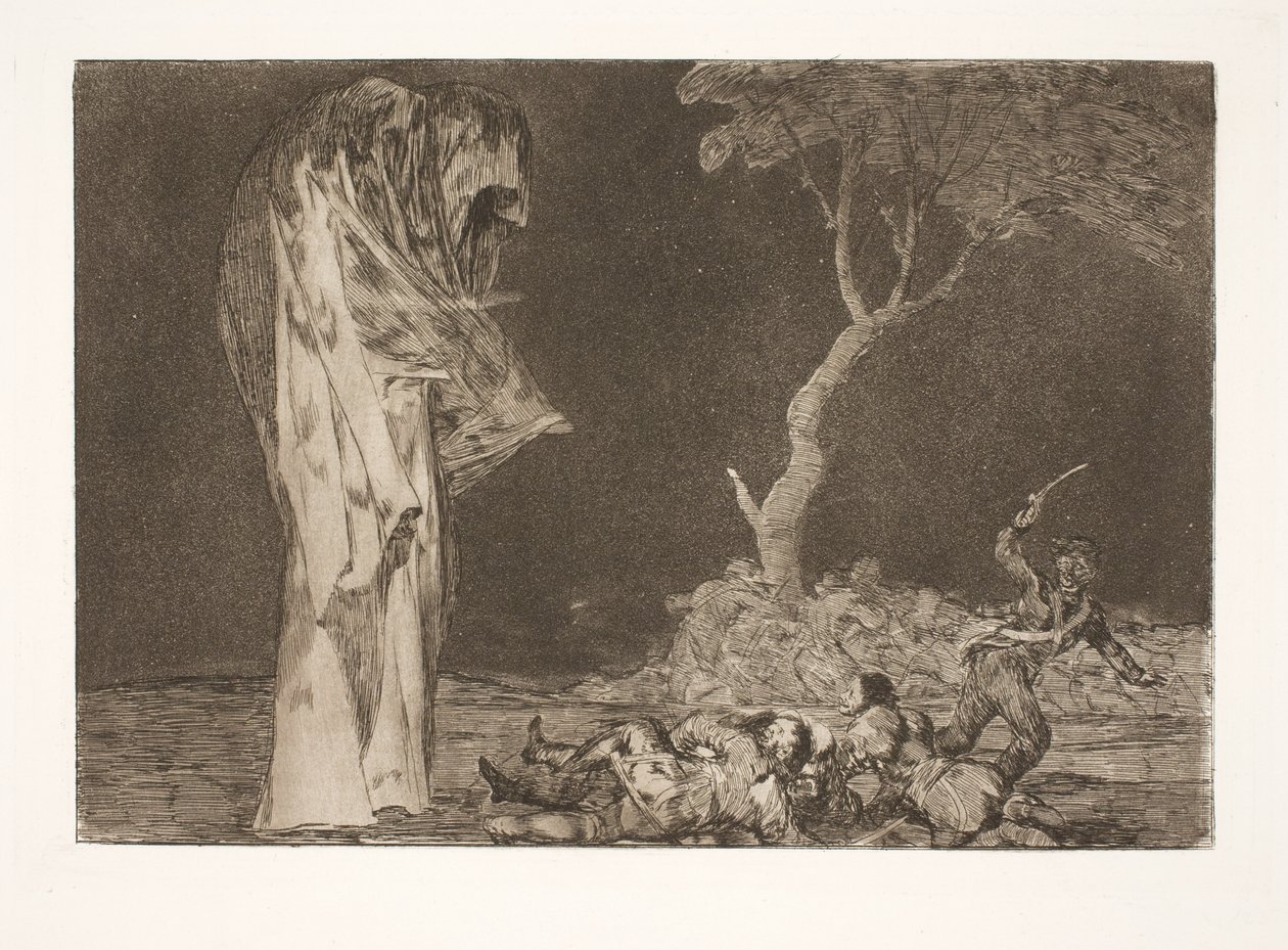 Pošetilý strach (neztratit pověst kvůli strachu) od Francisco de Goya