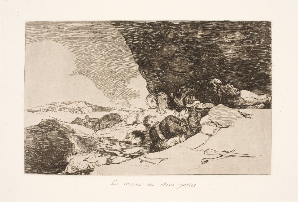 Totéž jiným způsobem (23) od Francisco de Goya
